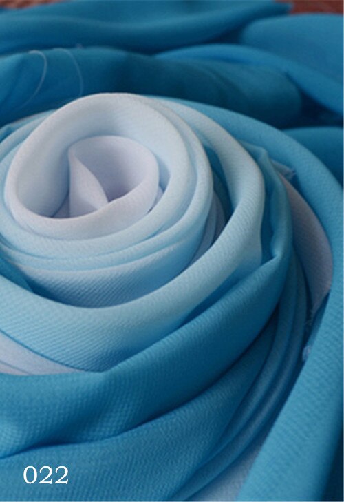 Vestido de gasa para baile en escenario, rampa gradual de 100x150cm, DIY, 015-041: 022 blue white