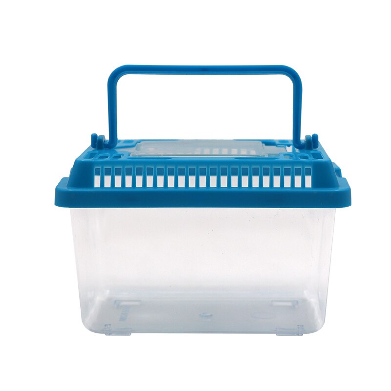 6 Pcs Mini Fish Tank Box office Desktop Decor Desktop Aquarium Goldfish Turtle Pet Reptile Hamster Tortoise Feed Cage Bowls