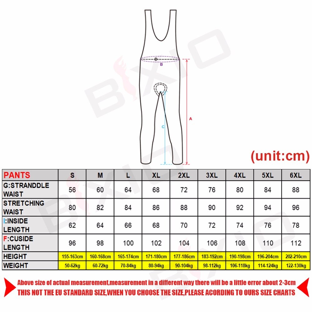 Nowa pozycja BXIO niestandardowe spodnie rowerowe 3D żel Podkładka wiatroszczelna wioślarz szczyt długie spodnie jesień zawodowiec zespół Pantalones De Ciclismo 024-J