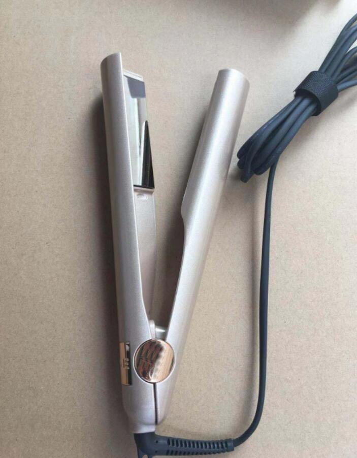 Iron pro 2-  in  -1 hårkrølle og glattejern fladjern elektriske stylingsværktøjer os/dk/eu -stik 110v-240v: Ingen kasse / Eu