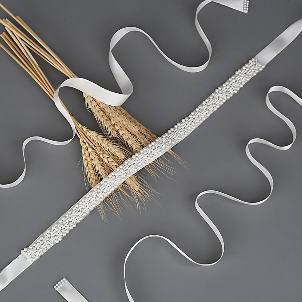 Parel Bruiloft Accessoires Riem Trouwjurk Riem Bruids Sjerp Bruids Jurk Riem Avond Party Jurken Accessoires SCS204