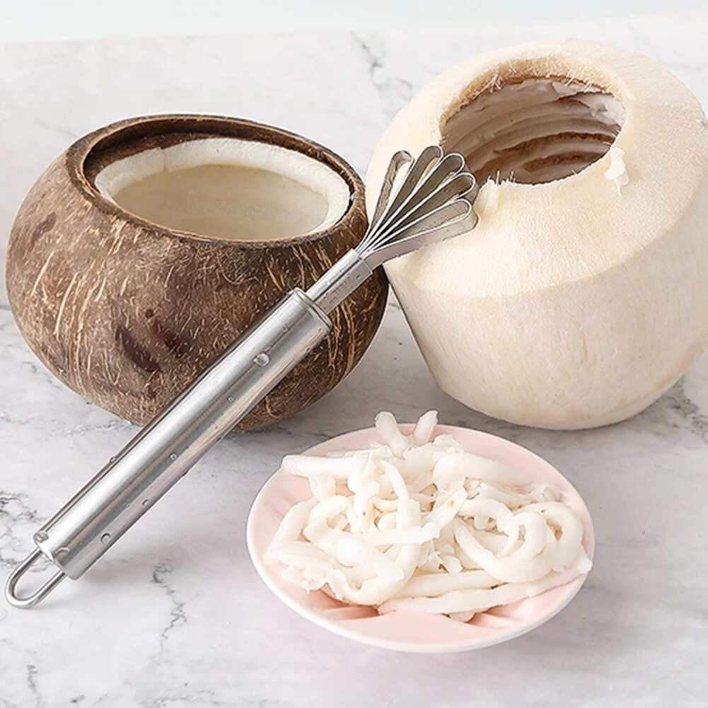 Big 1/2pcs Multifunctional Coconut Meat Grinder Coconuts Scraper Collecting Coconut Meat Tool Kitchen Gadgets