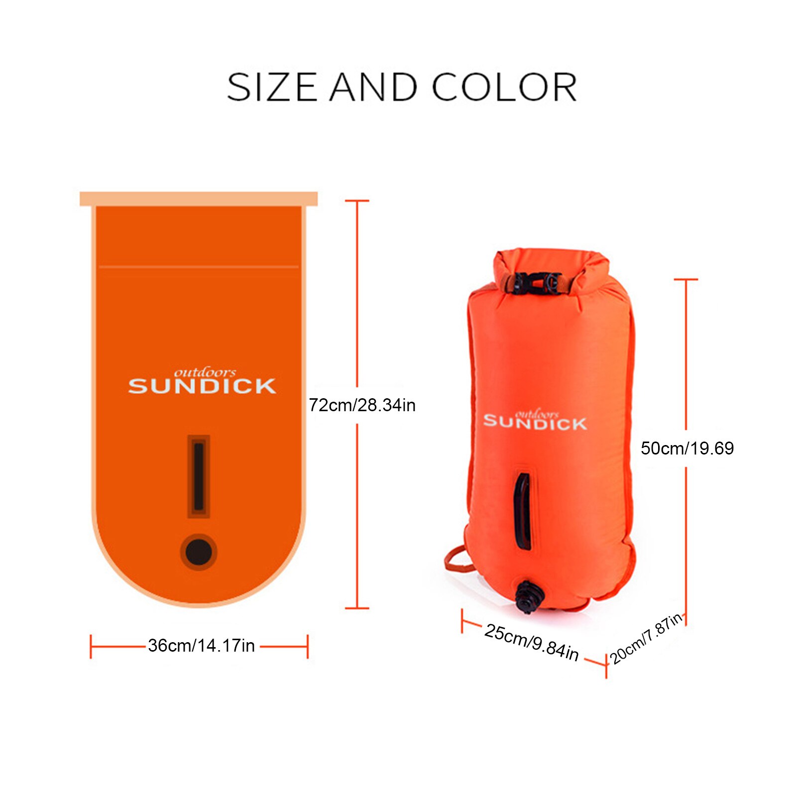 Zwemmen Boei Dry Bag Voor Zwemmers Waterdichte Zwemmen Opbergtas Drie-Layer Dubbele Airbag Zomer Zwembad Zwemmen boei