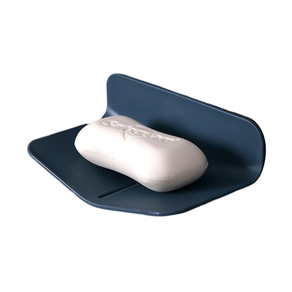 V-shaped Bathroom Soap Basin Wall Mounted Soap Rack Soap Box For Shower Soap Dishes Bathroom Sponge Dish Accessories