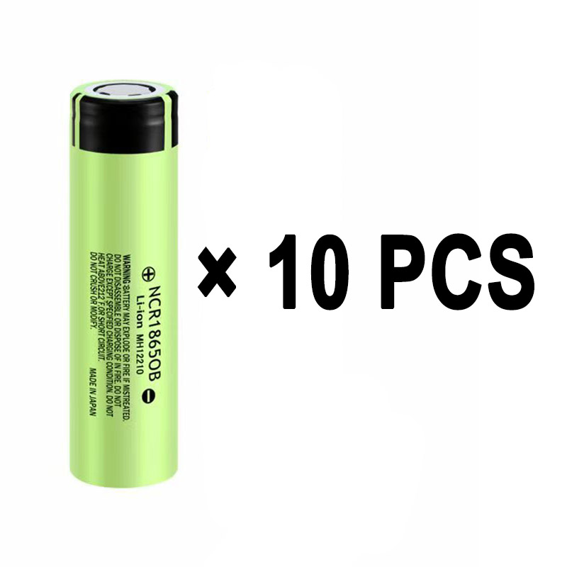 ncr 18650 Original NCR18650B 3.7v 3400mAh Lithium Rechargeable Battery for Battery Pack flashlight Electric tools Flat head: Pink