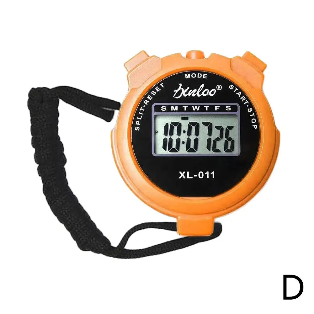 Cronómetro deportivo de mano multifuncional, pantalla Digital, contador de temporizador de Fitness