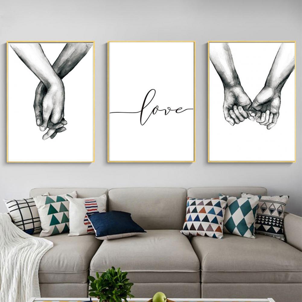 Sketchy Style 1 Set Beautiful Professionally Printed Frameless Picture Canvas Art Painting Unique for Living Room