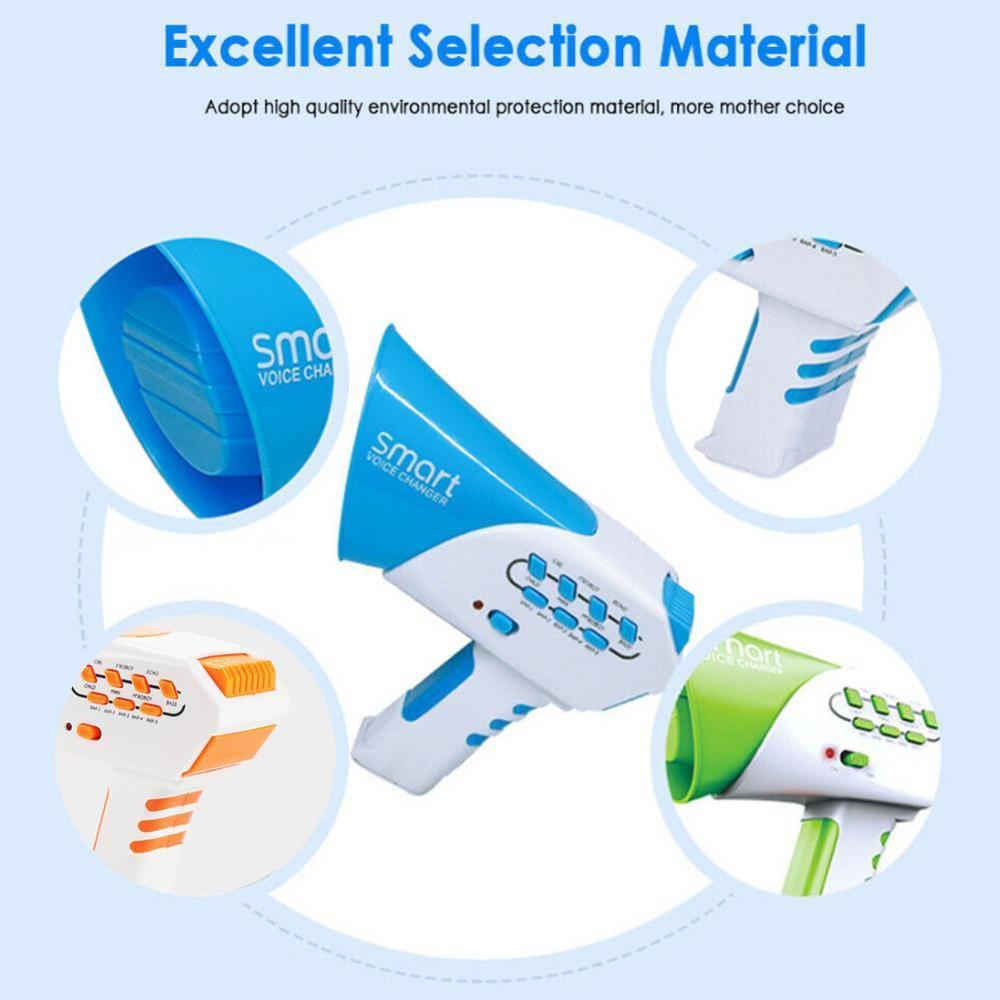 Kinderen Voice Changer Multi-channel Voice Changer Puzzel Handheld Speaker 7 Geluiden 5 Muziek Voice Converter