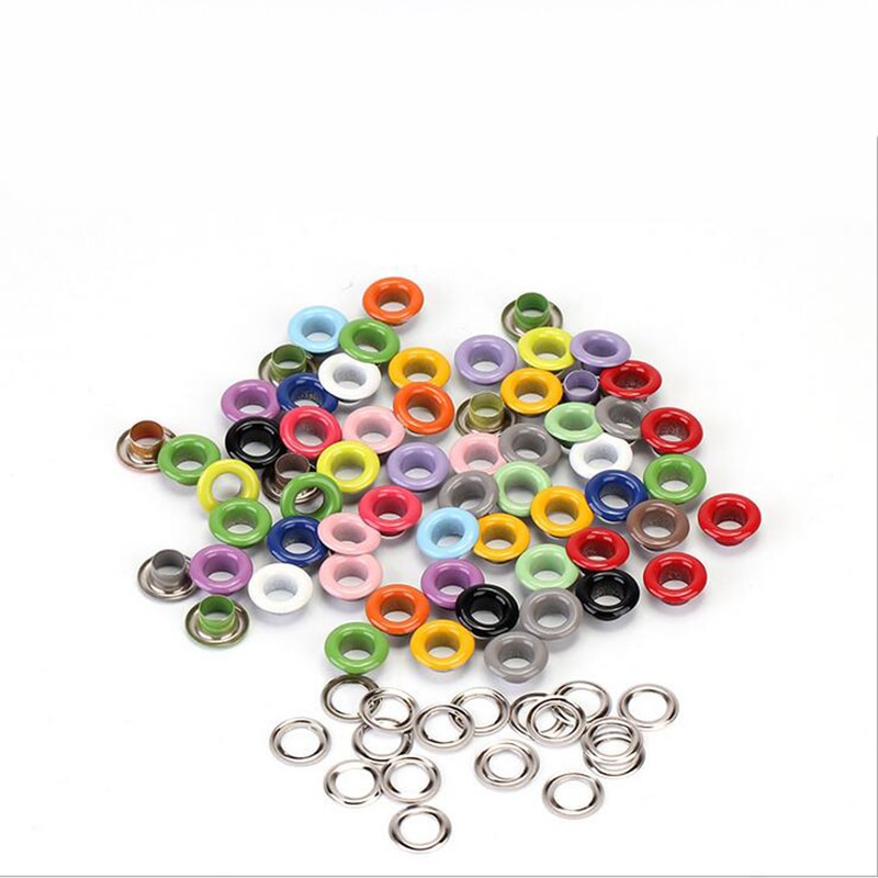 Œillets métalliques pour Scrapbooking, 10x17x5mm, 100 pièces, embellissement pour bricolage, vêtements de travail, couture, vêtement