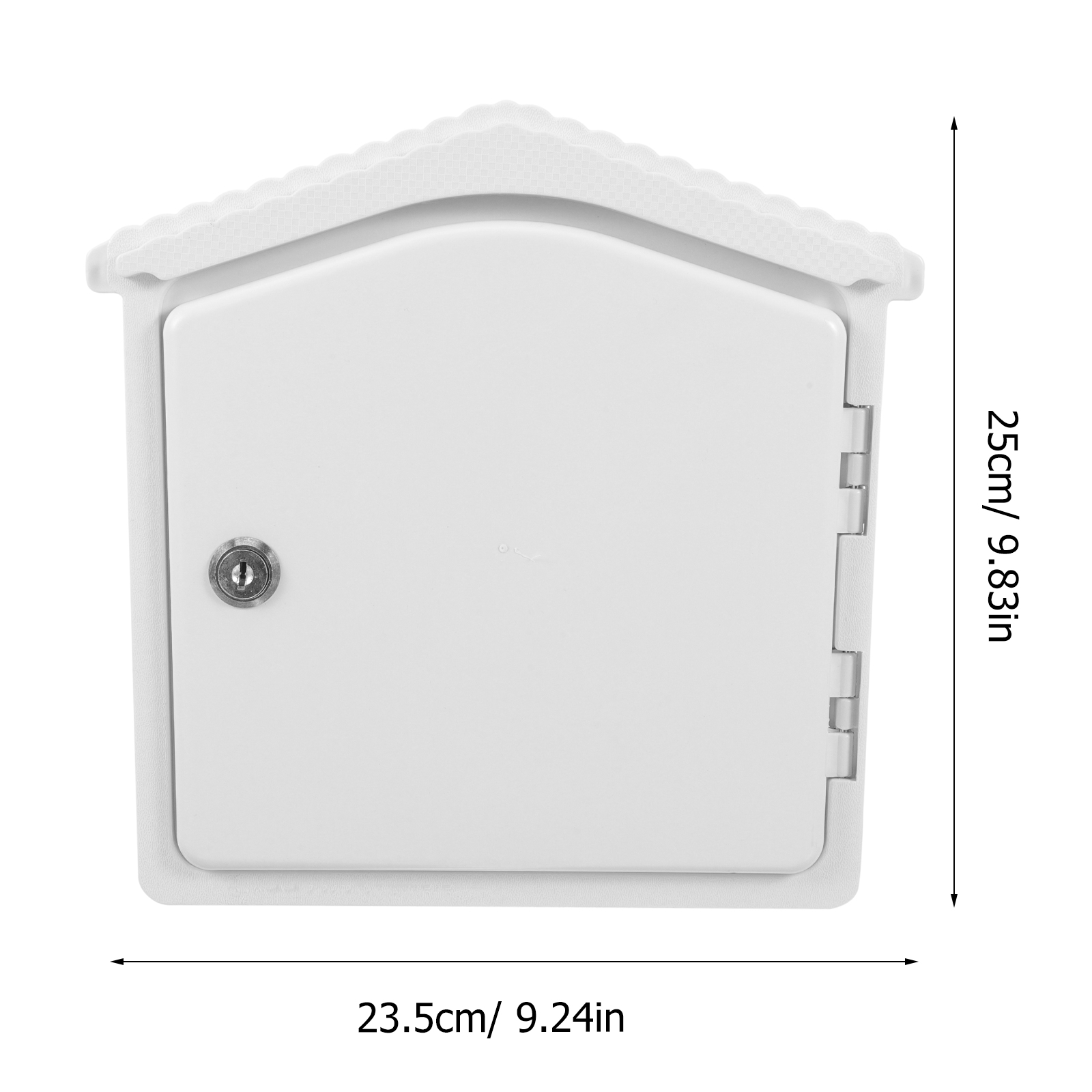 Cerradura de caja montable en la pared para segura, caja de plástico duradera para contenedor de almacenamiento de , caja ganizer de correo: Lavanda