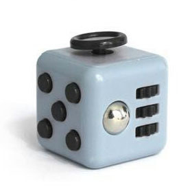 Decompression Dice Decompression Ring Cube Relieves Stress and Anxiety Cube for Children and Adults: Black gray