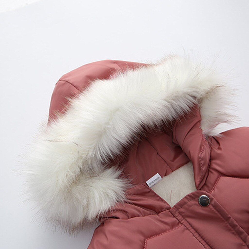 Mode Herfst Katoenen Jas Kinderen Kids Jongens Meisje Kleding Winter Jassen Jas Zip Dikke Warme Sneeuw Hoodie Overjas Uitloper # g4