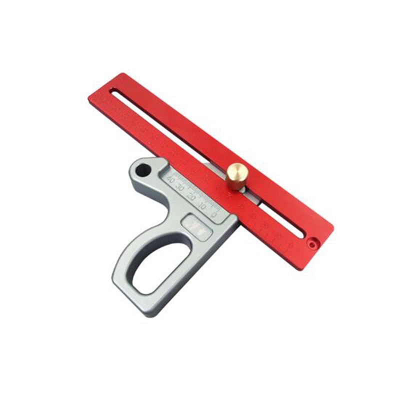 200/300/400mm 45 degree ruler Aluminum marking Ruler Height Ruler Woodworking Scriber Woodworking Scribe Gauge Measuring Tool