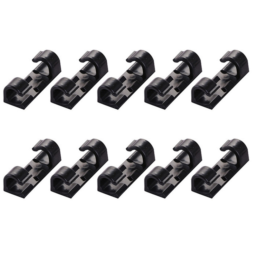 20PCS Wire Cable Management Organizer Desktop Workstation Cord Clips Management Holder Data Telephone Line Cable Winder Sleeve