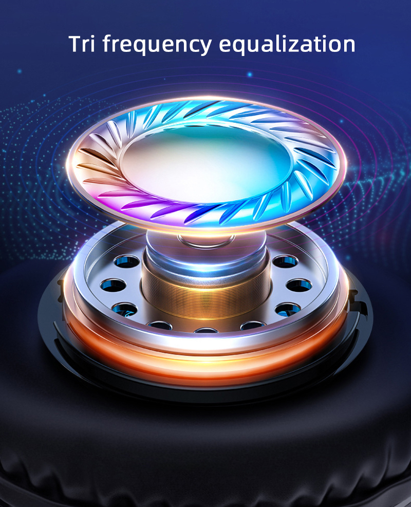 Cool Led Light Wired Gaming Headphones With Mic Bass Stereo Noise Reduction For Computer PC Gaming Headset