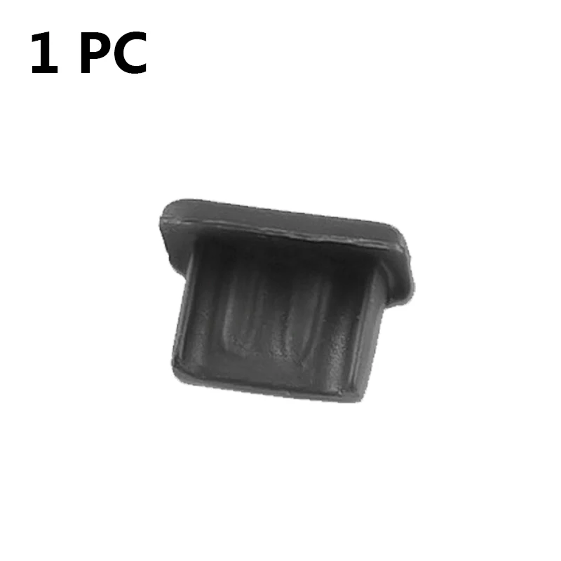 Tapones antipolvo Micro USB de silicona, tapas Micro USB, puerto de carga, tapón antipolvo para teléfono Android, portátil, banco de energía, 1-10 Uds.: Verde