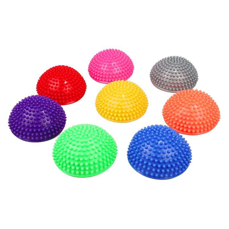 Bolas de Yoga inflables de media esfera, pelota de masaje de PVC para ejercicios, entrenador, pelota de equilibrio para gimnasio, Pilates, deporte, Fitness, novedad
