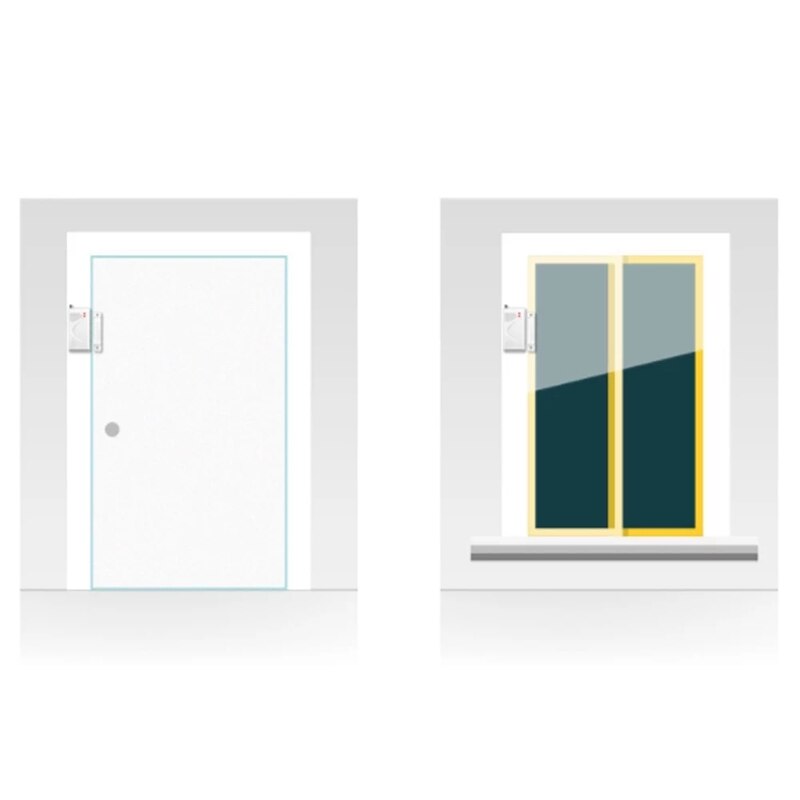 433Mhz Tür Fenster Alarm Sensor Wireless Automation Hause Intrusion Detector Anti-Diebstahl Alarm für Smart Home Security Alarm syste