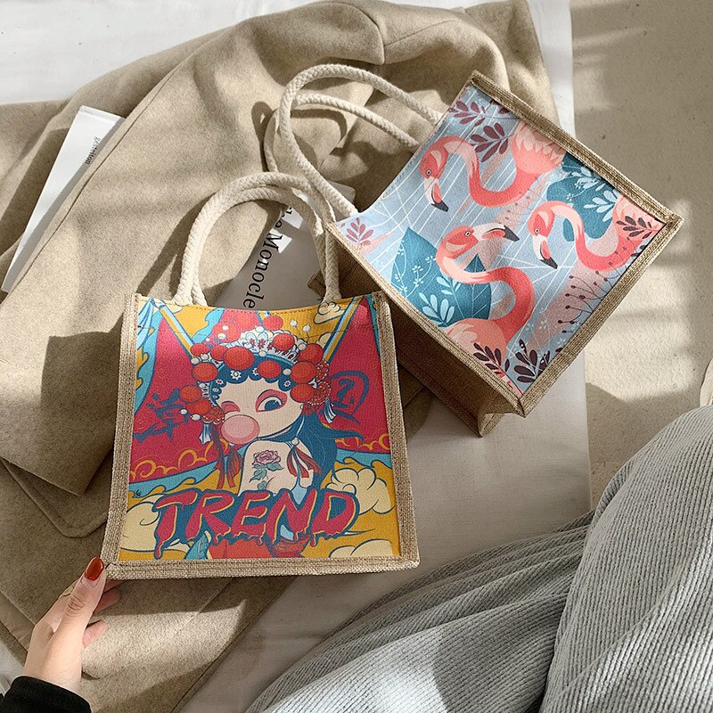 Japanischen Leinwand Tasche frauen Handtasche Herbst Und Winter Koreanische Stil Crossbody Kleine Tasche Für Frauen Leinwand Tote tasche