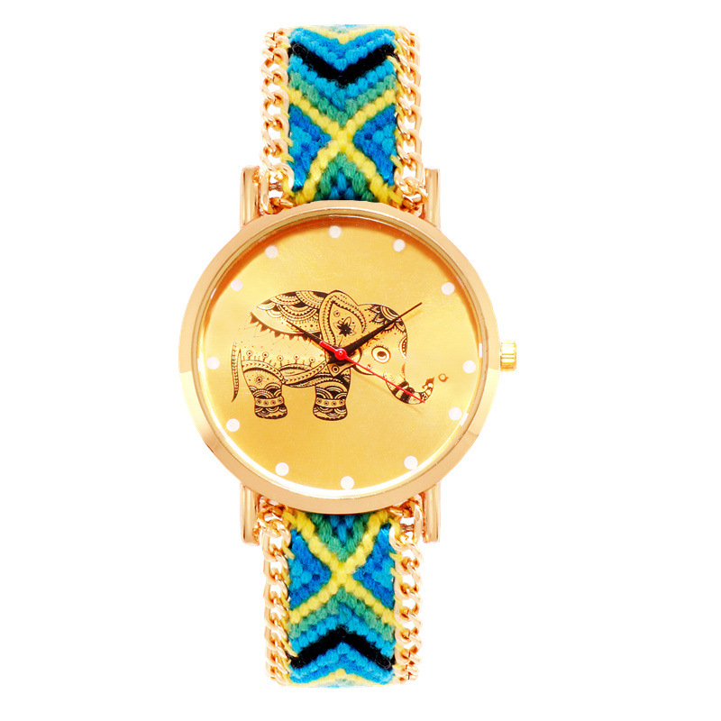 Montre à Air pour femmes, Style ethnique, tissé à la main, chaîne en laine, attrape-rêve, Simple, , bijoux, bricolage: C-1