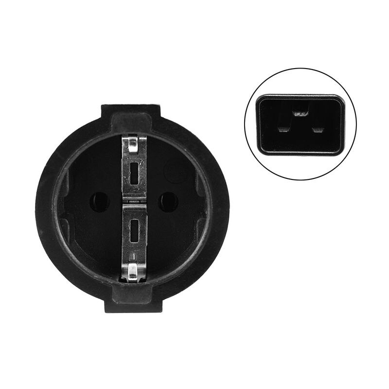 Prise de courant adaptateur IEC C20 prise à Schuko CEE7/7 femelle adaptateur secteur femelle PDU UPS IEC320 EU prise adaptateur prise