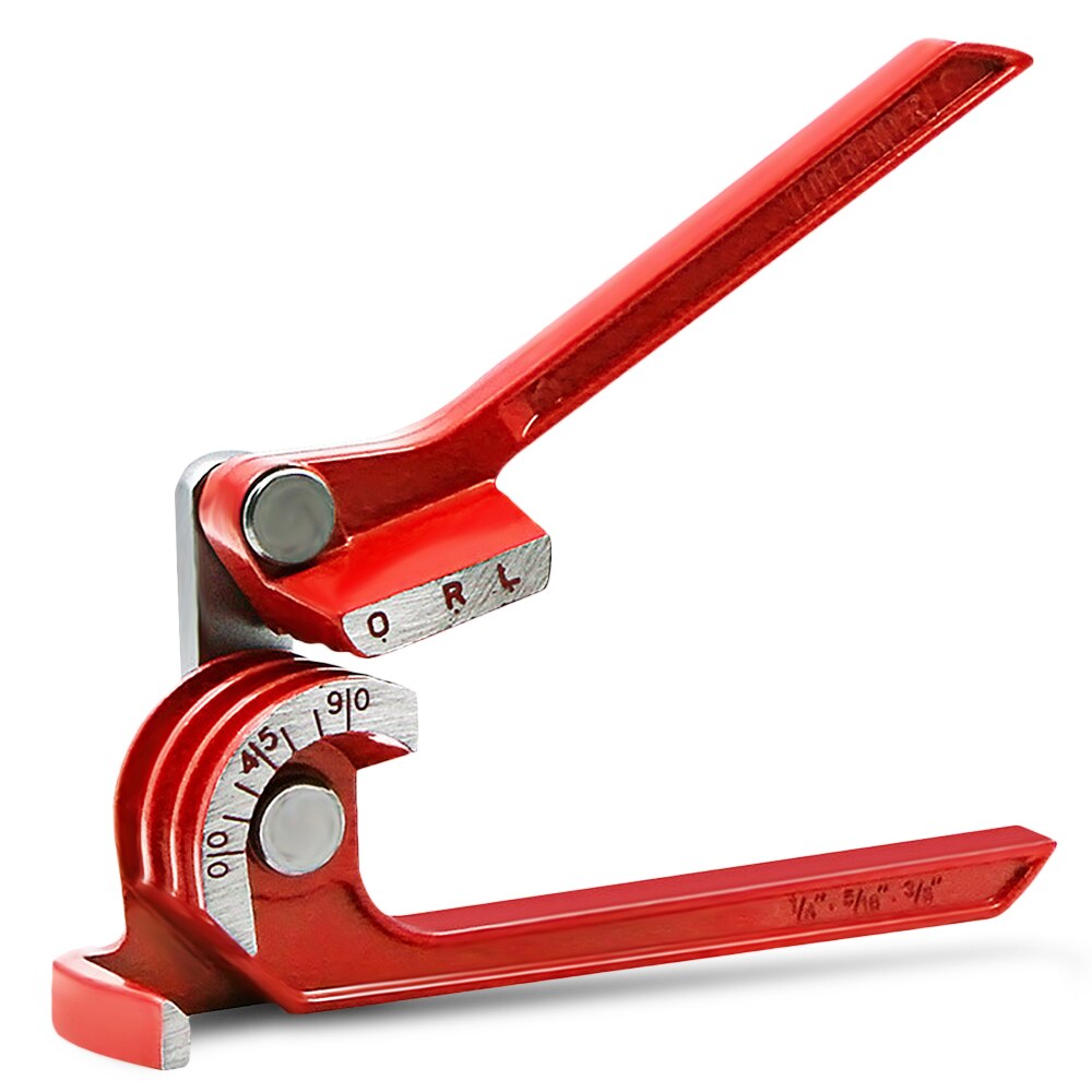 90 Degree 3 Sizes Heavy Duty Tubing Bender With Wide Hook Grips 3 Channels Bending Machinery Portable Aluminum Alloy Hand Tool