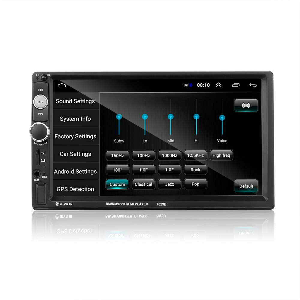MP5 Car Multimedia Player - 7-inch Touch Screen - Bluetooth - FM Radio - Rear View Camera Input