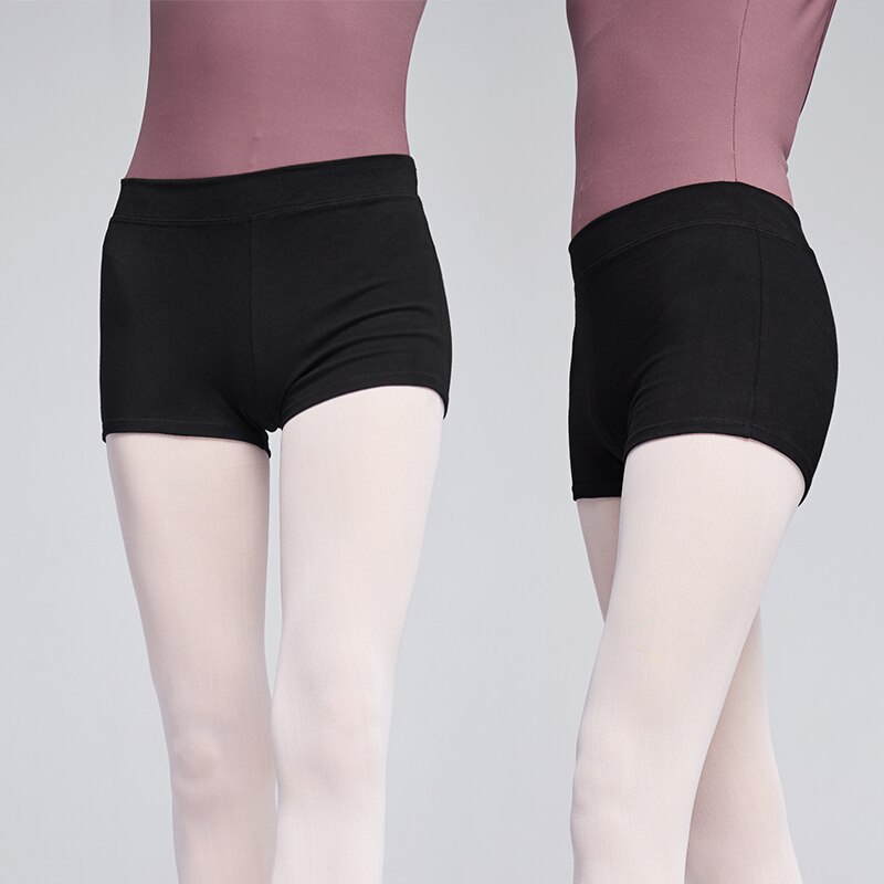Comfort Cotton Black Ballet Dance Practice Shorts Women Girls Ladies Fitness Shorts Simple