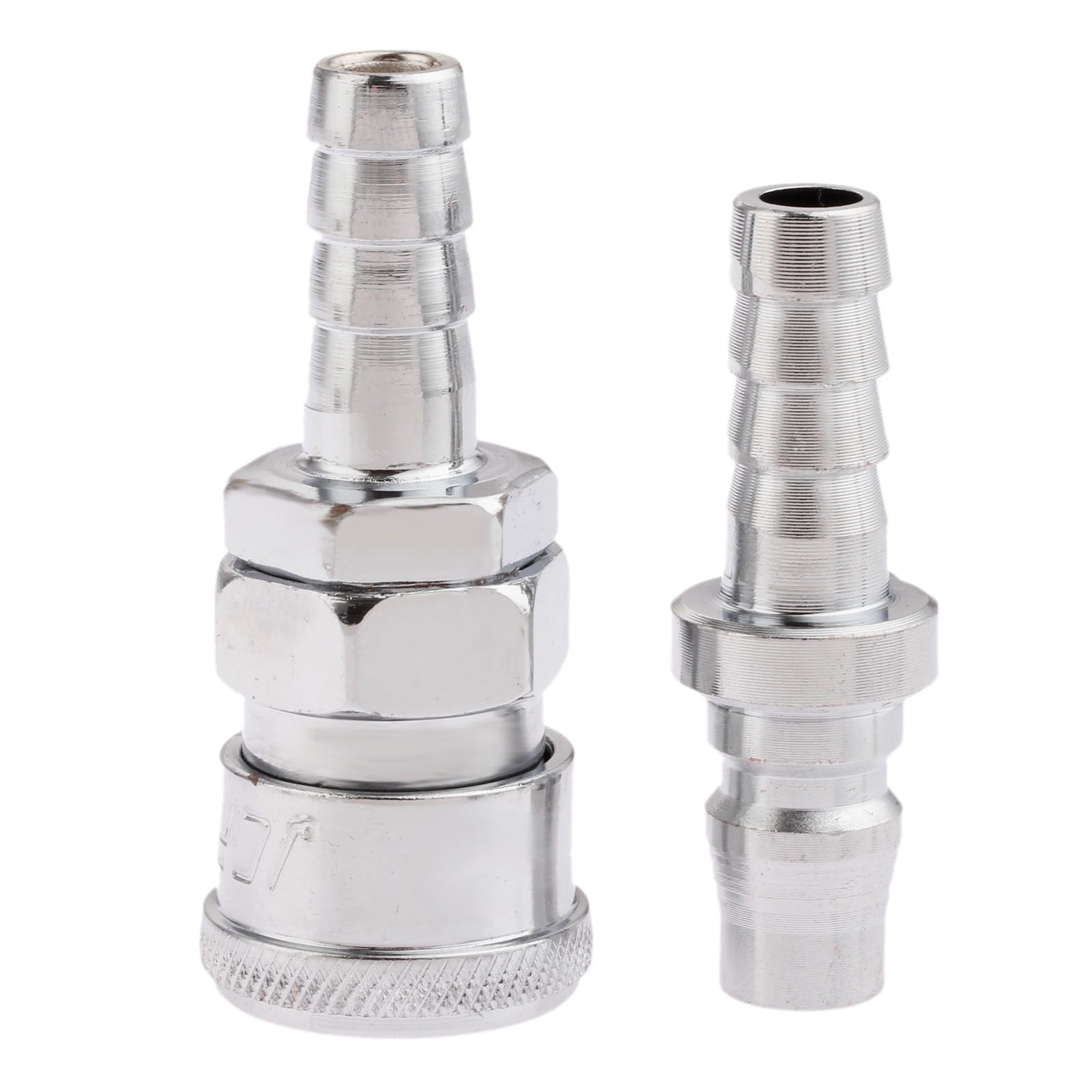 2Pcs Iron Pneumatic Fittings Air Line Hose Compressor Connector Quick Release Coupler Air Line Fittings for 10mm Hose SH30 PH30