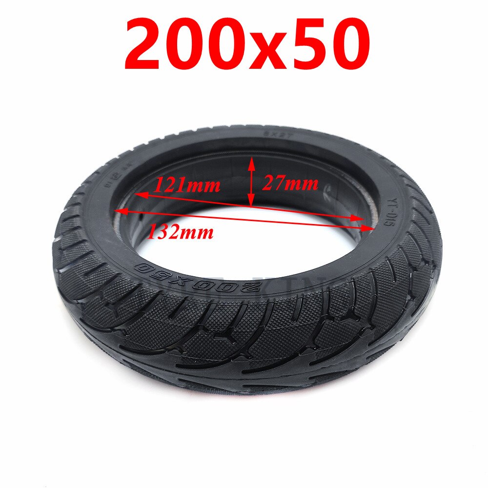 Good 200x50 Solid Tire 8 Inch Explosion Proof Tyre for Electric Scooter Accessories: B