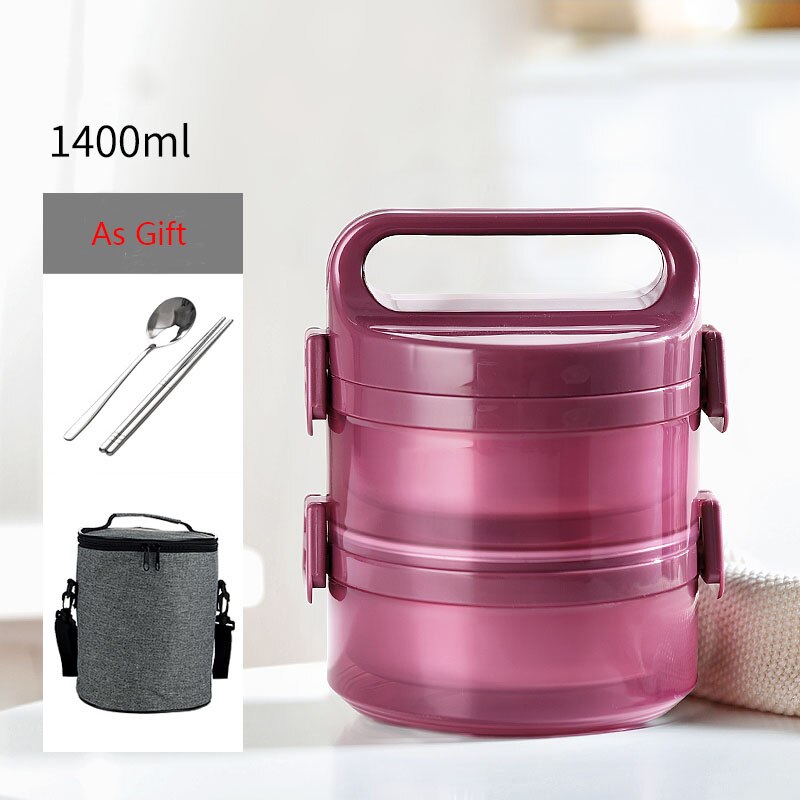 Multi-layer Lunch Box Portable Leak-Proof Bento Ke... – Grandado