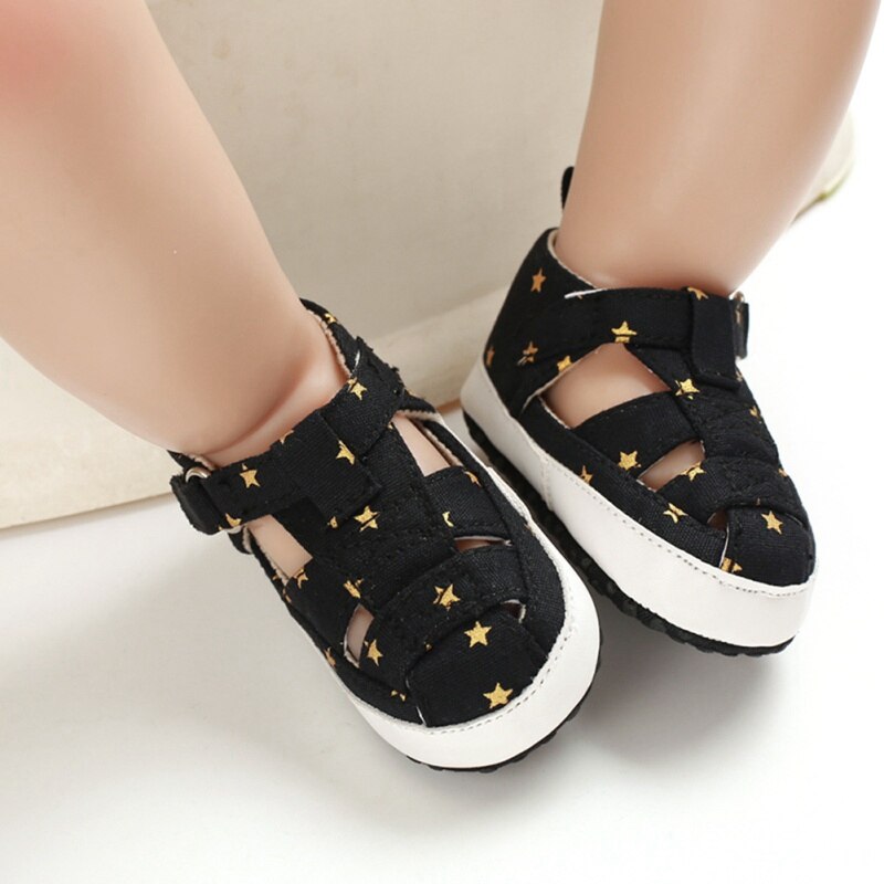 Baby Jongens Sandalen Zomer Baby Jongens Print Ademende Anti-Slip Schoenen Sandalen Peuter Zachte Zolen 0-18 monthes