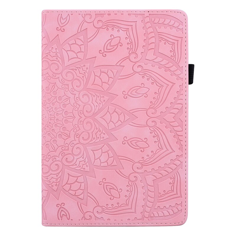 Cover For Huawei Mediapad M6 10.8 inch SCM-W09 SCM-AL09 SCM-AL00 Classic Flower Leather Case For Huawei M6 Pro 10.8" Cover Cases: Pink