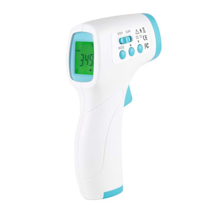 Infrarood Thermometer Voorhoofd Body Non-contact Thermometer Baby Volwassenen Outdoor Home Digitale Infrarood Koorts Oor Thermometer: 02