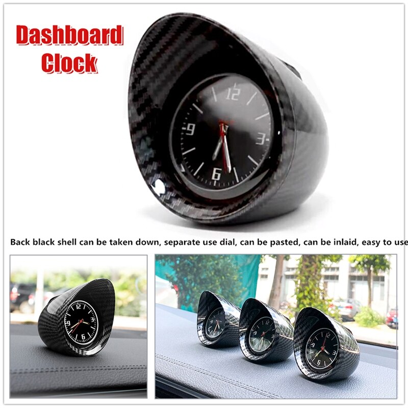 Electronic Car SUV Interior Dashboard Clock Console Decor Backlight Car Accessories