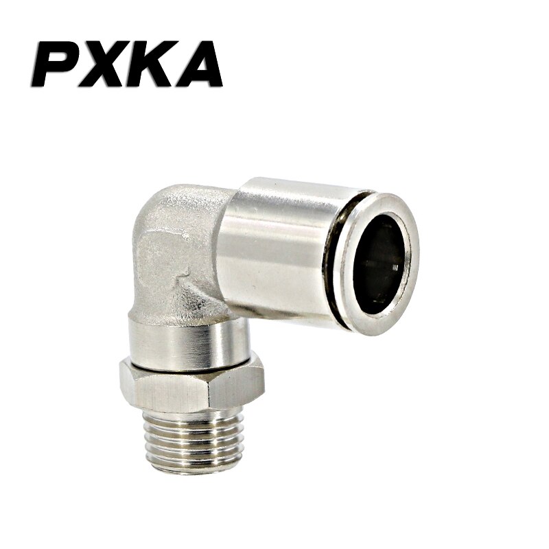 High Temperature Resistance of 8mm High Pressure Right Angle Elbow of Air Pipe Quick Joint