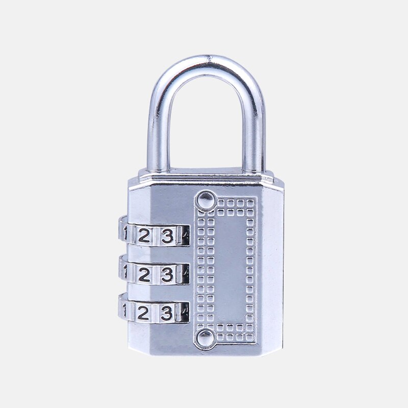 80*40*16mm 3/4 Dial Digit Combination Lock Weatherproof Security Padlock Heavy Duty Outdoor Gym Safely Code Lock: 3
