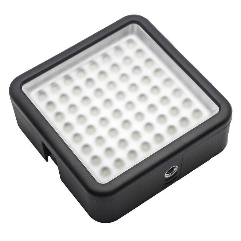 64 LED lumière vidéo pour DSLR caméra caméscope Mini DVR comme lumière de remplissage pour mariage nouvelles Interview macrophotographie
