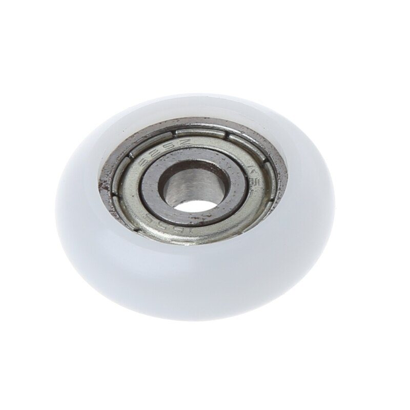 4 stuks 5 * 24 * 7mm U-groef nylon flexibele kogellagers wielen rol voor meubels