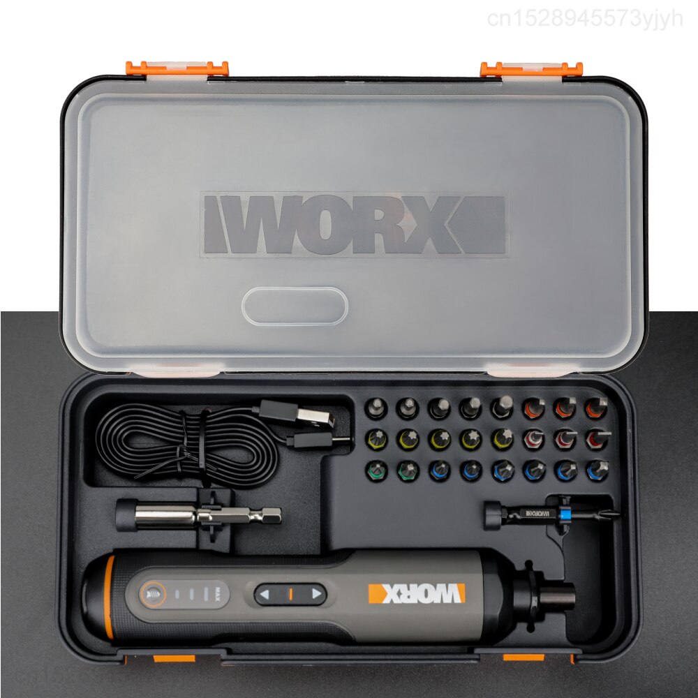 Xiaomi – Mini tournevis électrique Worx 4V, WX240, intelligent, sans fil, poignée Rechargeable USB, 26 bits, perceuse: Default Title