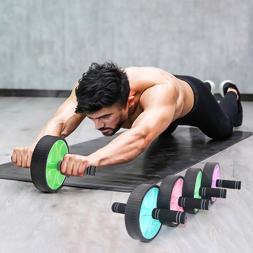 Giant Abdominal Wheel Home Fitness Equipment Abdominal Wheel Male and Female Belly Reduction Vest Line Artifact TPE, PP