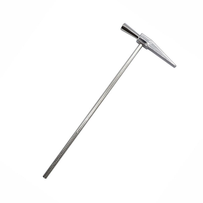 Martillo geológico con punta puntiaguda y agarre de goma, martillo geológico de aleación de 16,3 cm/15,8 cm, martillo de mampostería: Normal