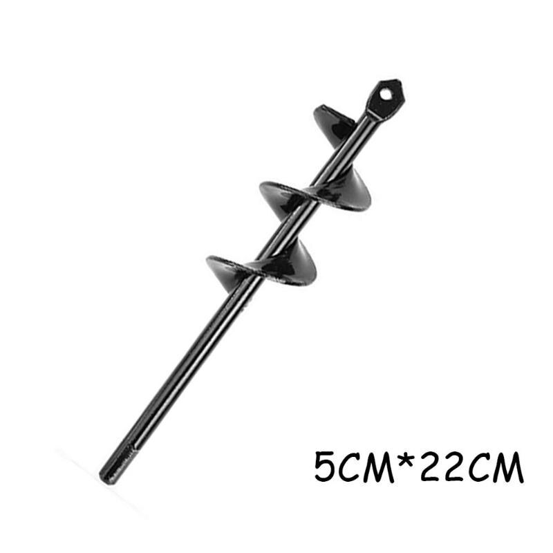 Garden Auger Drill Bit Tool Spiral Hole Digger Ground Drill Earth Drill For Seed Planting Gardening Fence Flower Planter