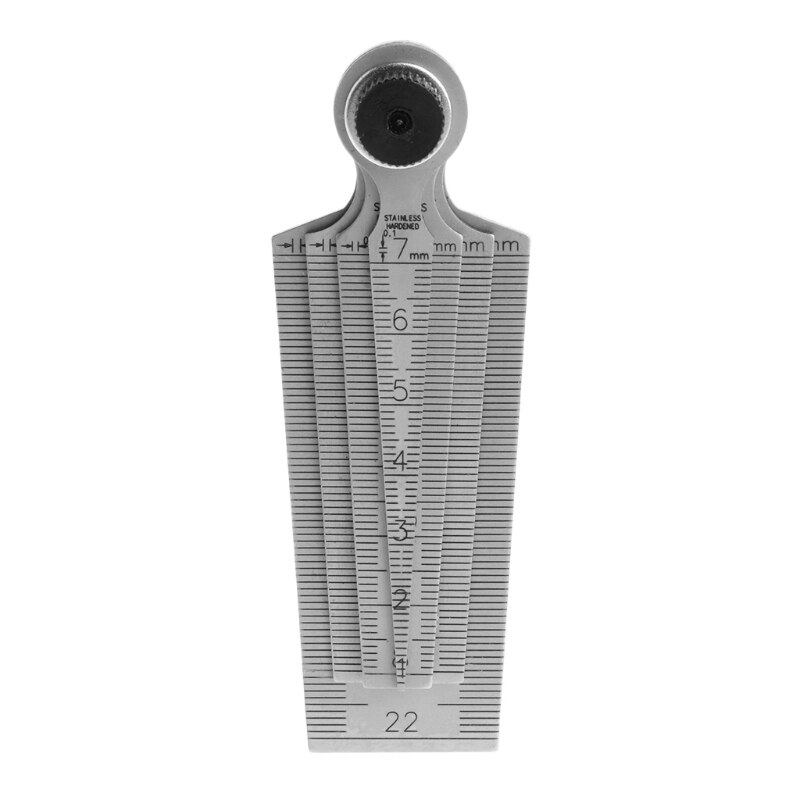 0mm-29mm Hole Measuring Taper Gauge Ruler Depth Inspecting Tool 80mm