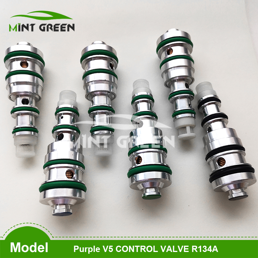 Car A/C Control Valve V5 AC Compressor Control Valve Black Red Blue Green yellow Pressure Valvula Torre