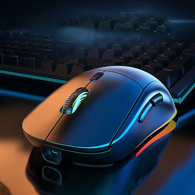 Eweadn g301 2,4g drahtlose Bluetooth-RGB leichte Maus 3200dpi ergonomisches für Esport-Spielen-Notizbuch-Gamer-Zubehör
