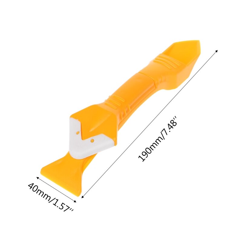 Outils de raclage d'angle de truelle, mastic de calfeutrage, finition de nettoyage, Silicone W0YD