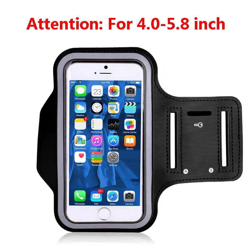 Rennen Sport Telefon Fall auf Hand Mobile Halter Brassard Arm Band Handgelenk Tasche Für iPhone 11 Pro XS Max 8 7 Plus Lauf Telefon fall: Blue