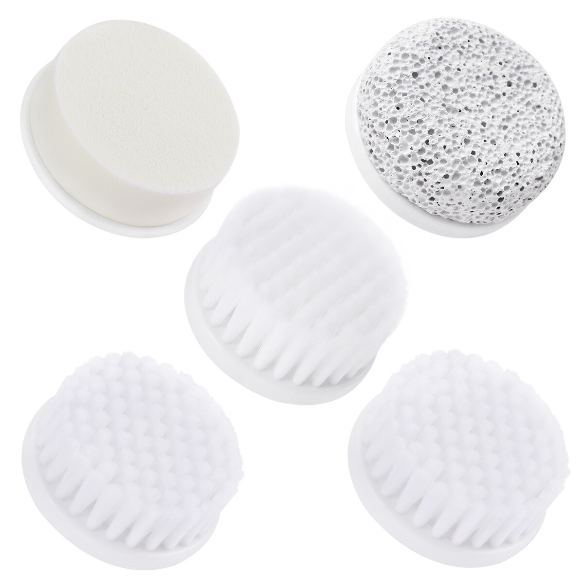 P2017 5pcs Replacement Brush Heads for P2017 Facial Brush Massager Cleaner: Default Title
