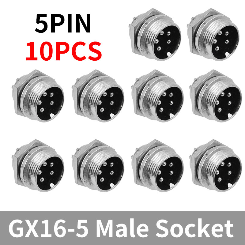 GX16*10PCS Cable Connector 5/8" 2Pin3pin4pin 5pin6pin7pin8pin9pin10pin Male Plug Female Socket Connectors: MULTI